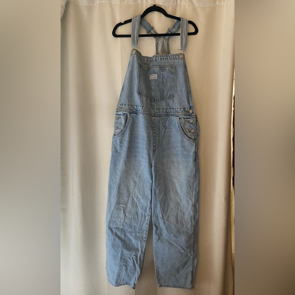 Light Blue Denim Overalls